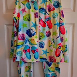 Flip-flops and shells leisurewear by Aryeh, Pre-owned, 10/12